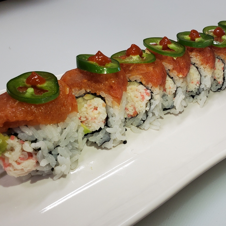 Order Hot Night Roll food online from Sushi Loco store, Long Beach on bringmethat.com