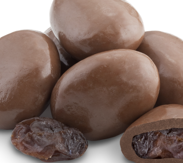 Order MILK Chocolate Covered Jumbo Raisins food online from The Sweet Shop Nyc store, New York on bringmethat.com