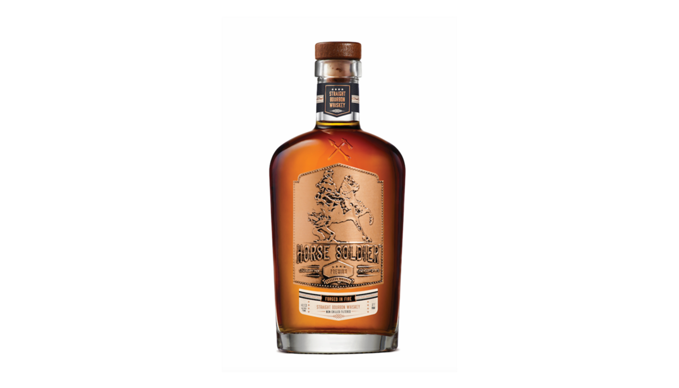 Order Horse Soldier Premium Straight Bourbon Whiskey 750mL food online from Orcutt Liquor & Deli store, Orcutt on bringmethat.com