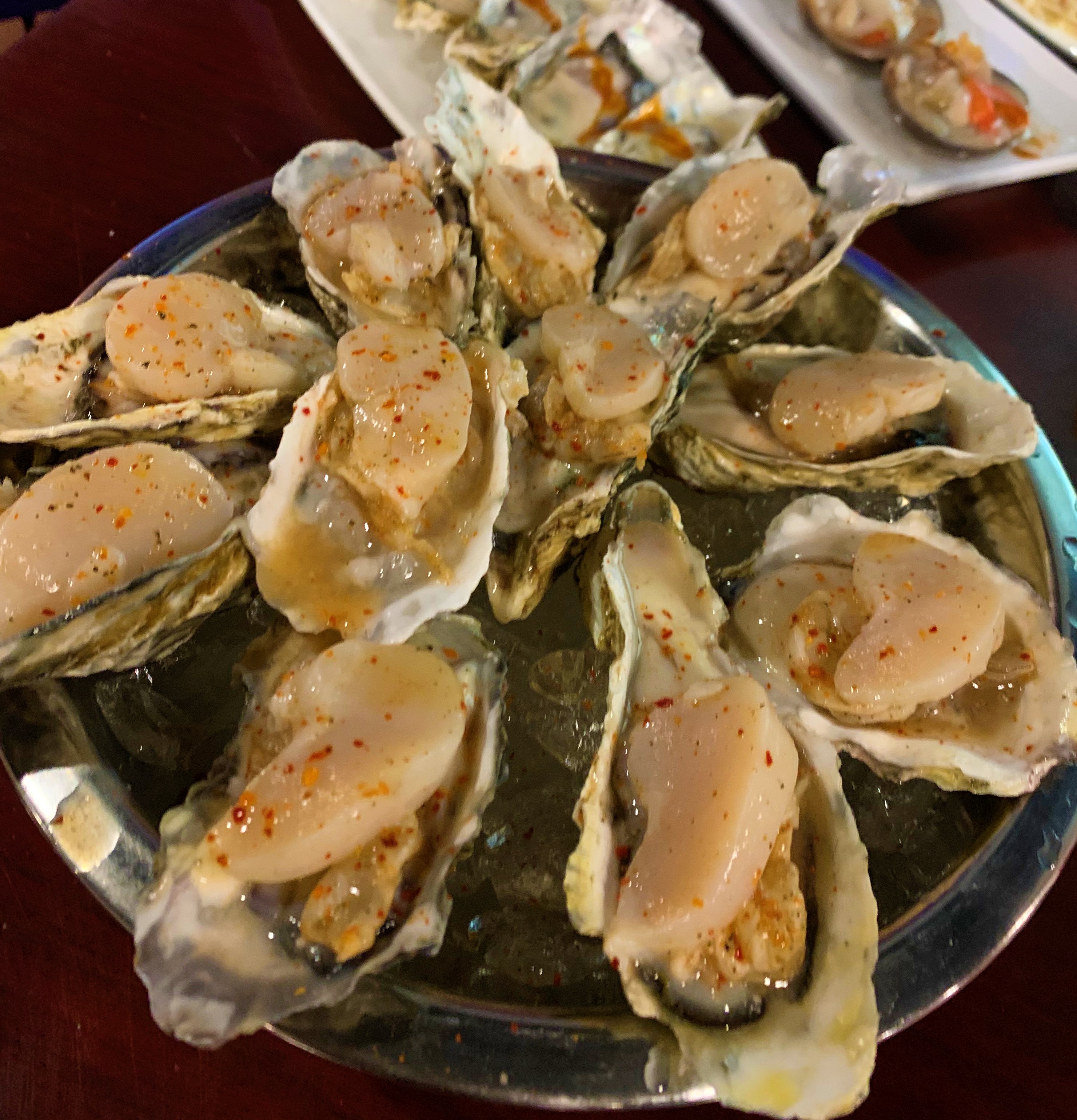 Order 1/2 Dozen of Oysters Prep.  food online from 701 Restaurant & Bar store, Montebello on bringmethat.com