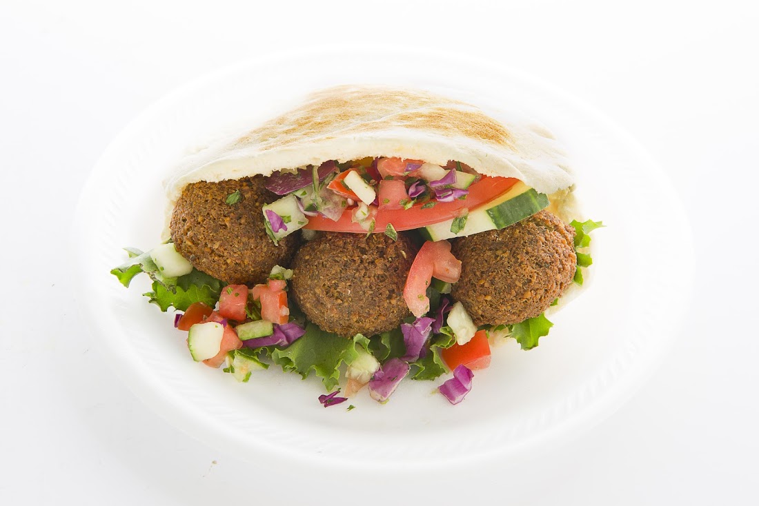 Order Falafel Sandwich food online from Taza Cafe store, Chicago on bringmethat.com