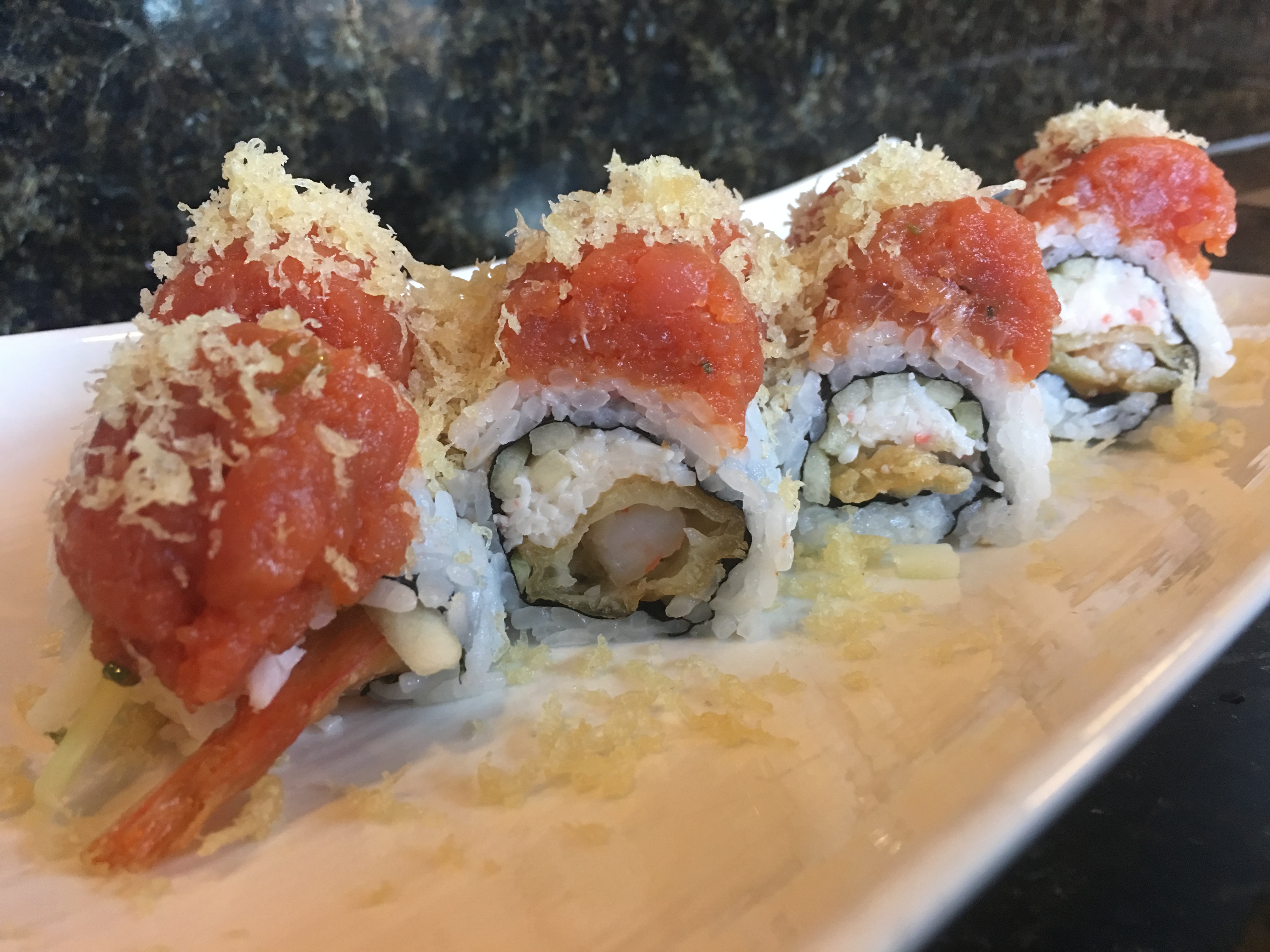 Order Red Dragon Sushi Roll food online from Gogo Japan store, Oceanside on bringmethat.com