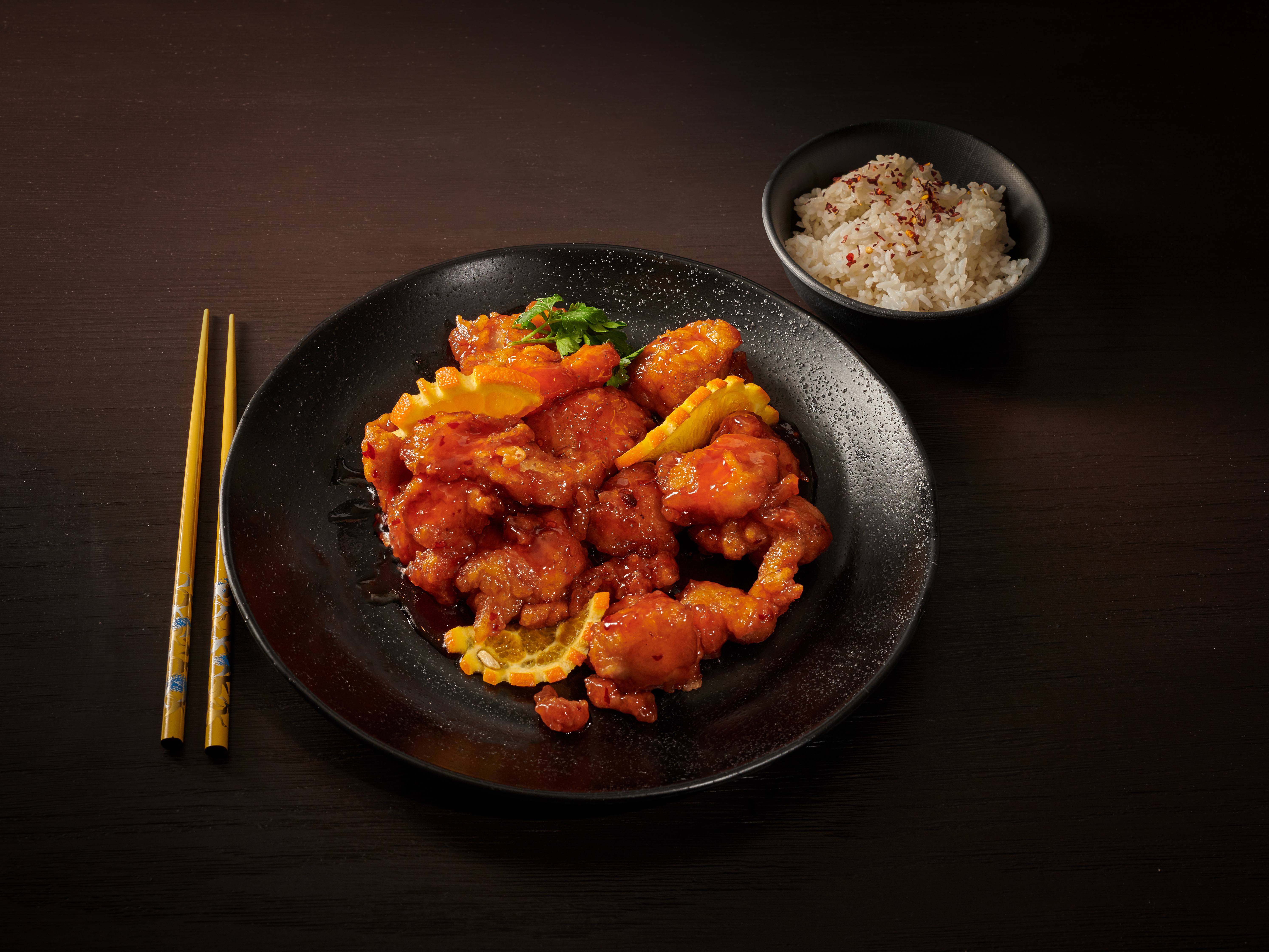 Order Orange Chicken Dinner food online from Cafe Hong Kong store, Germantown on bringmethat.com