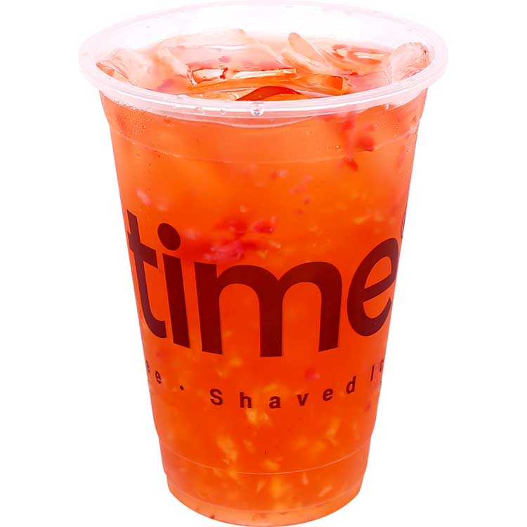 Order Peach Strawberry Fruit Tea food online from Boba Time store, Buena Park on bringmethat.com