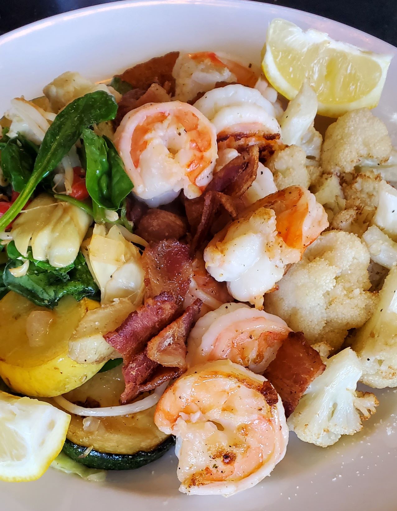 Order Keto Jumbo Shrimp and Diced Bacon food online from The Bee Hive Market and Deli store, Whittier on bringmethat.com