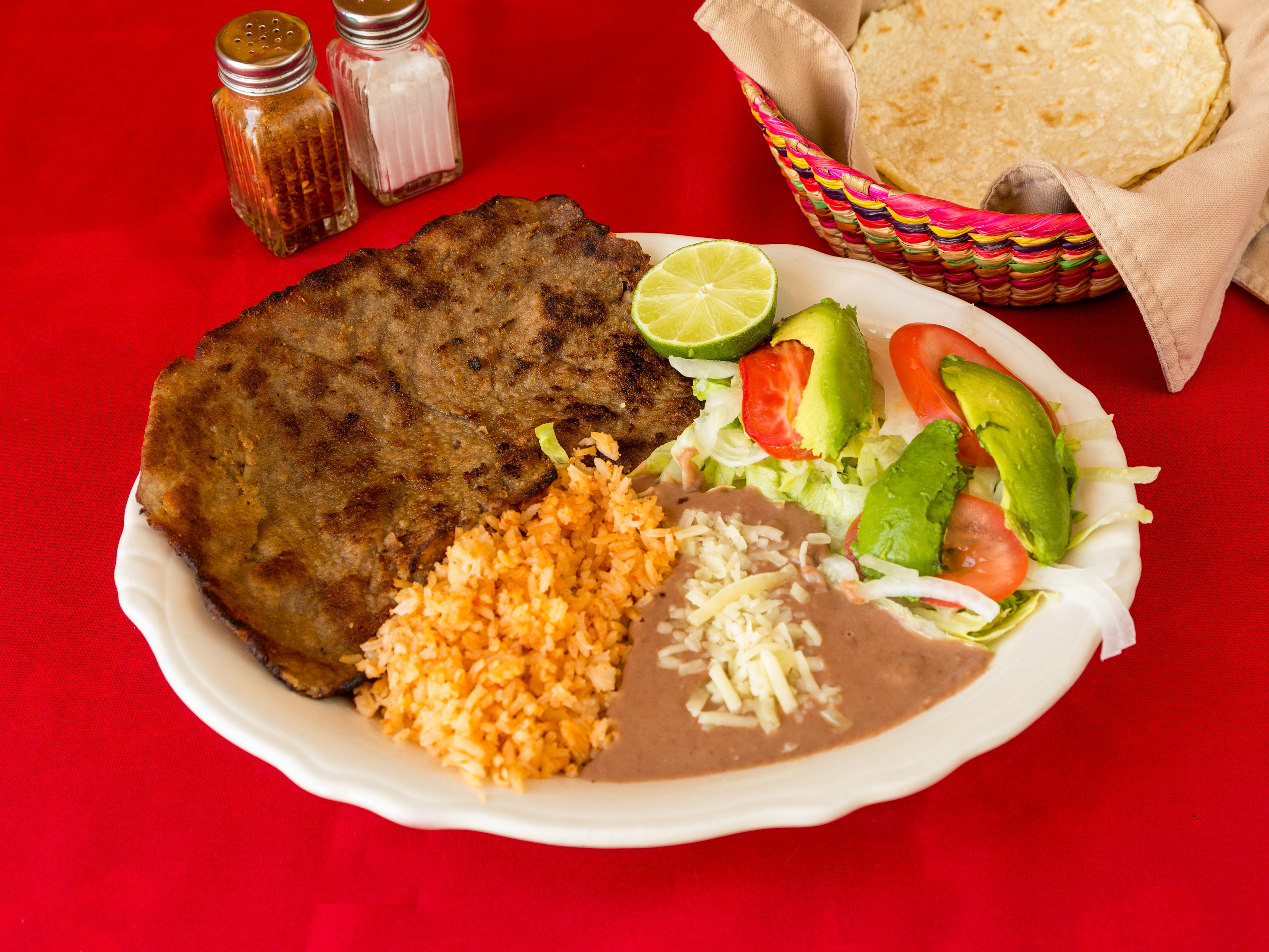 Order Breaded Fried Steak Milaneza food online from Gayosso's Mexican Food store, Phoenix on bringmethat.com