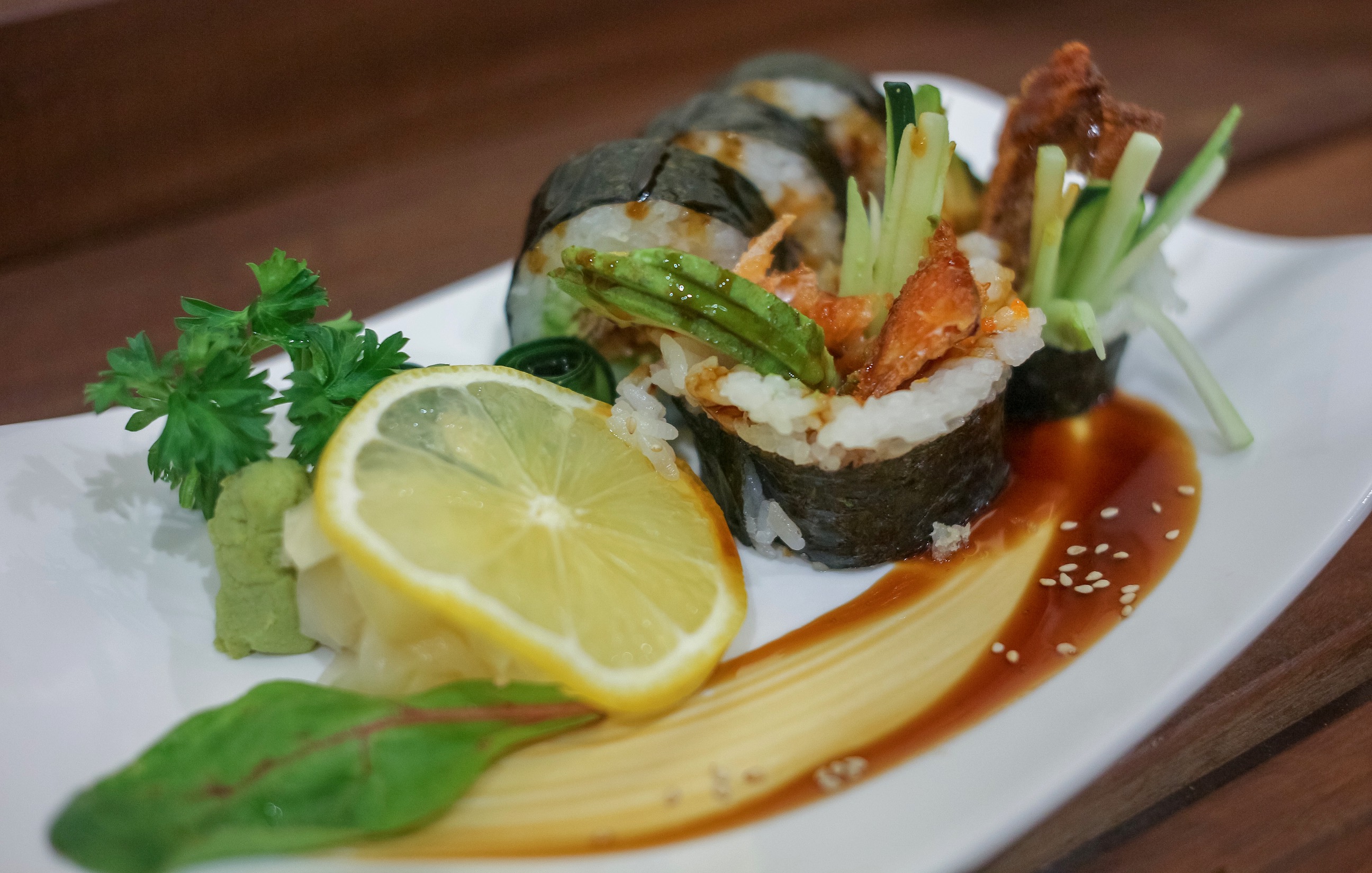 Order Salmon Belly Maki food online from Hot Woks Cool Sushi On Adams store, Chicago on bringmethat.com