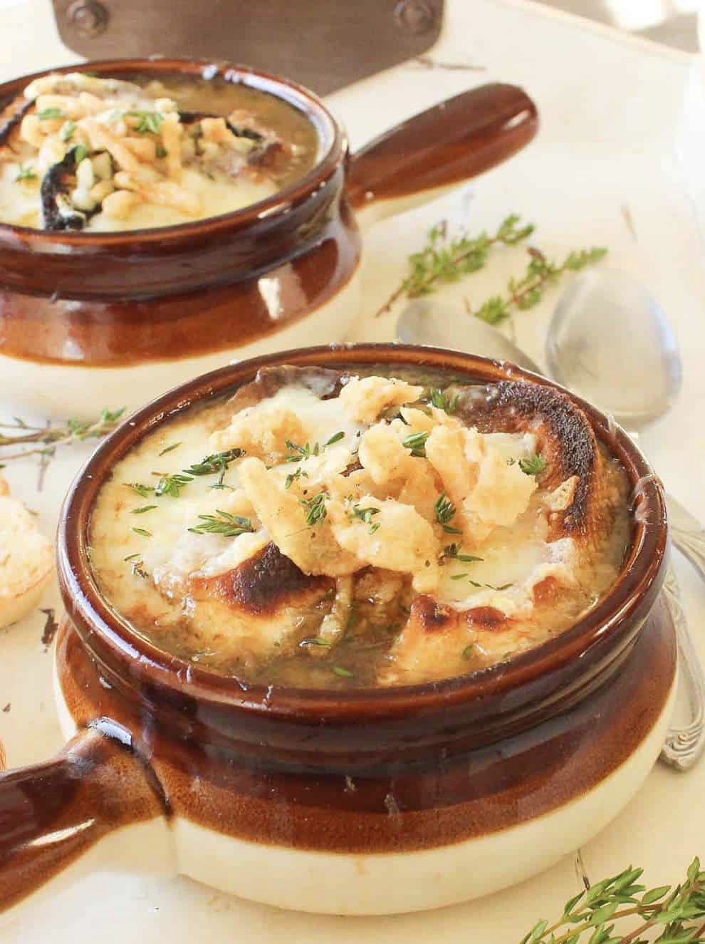 Order French Onion Soup food online from Fiddler's Green store, Stamford on bringmethat.com