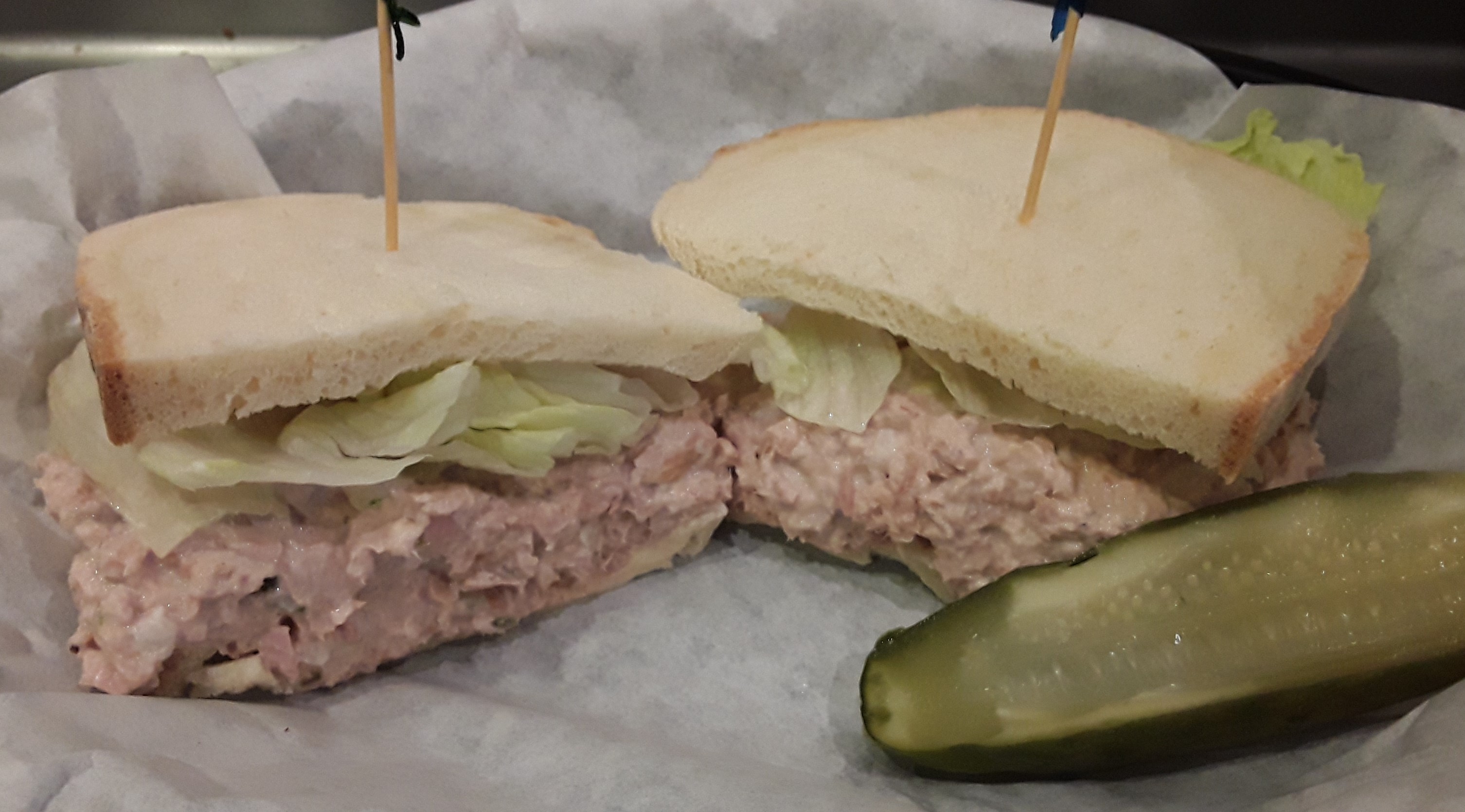 Order Tuna Salad Sandwich food online from Mo Deli store, Anchorage on bringmethat.com