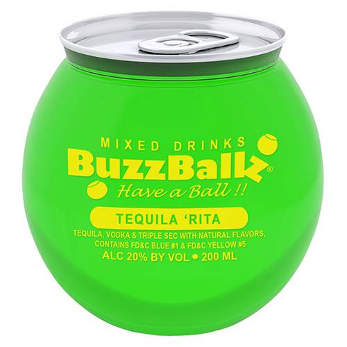 Order Buzzballz Tequila Rita - 200ml/Single food online from Bottle Shop & Spirits store, Los Alamitos on bringmethat.com