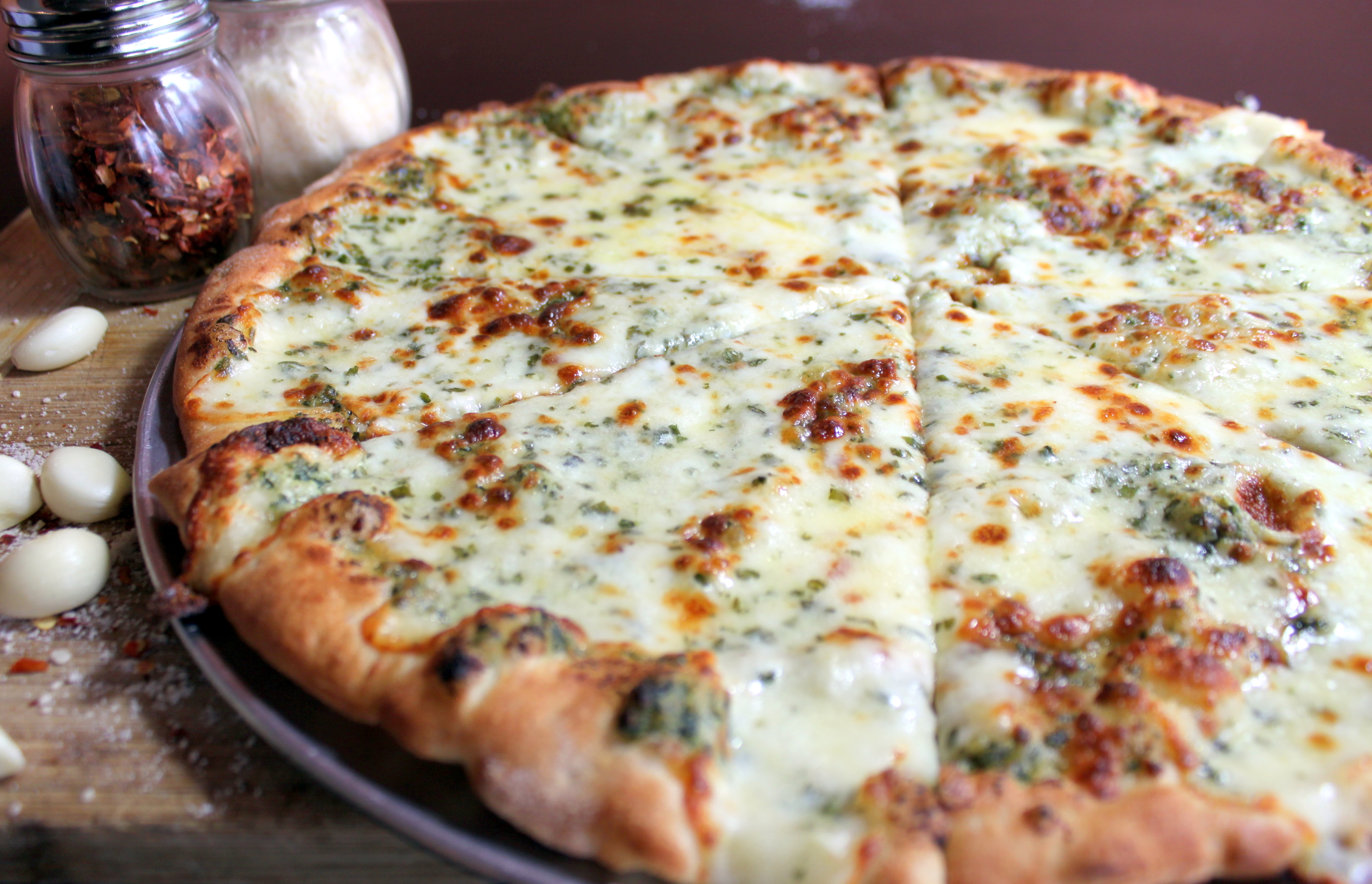 Order Pesto Pizza food online from Leaning Tower Pizza & Pasta store, Sherman Oaks on bringmethat.com