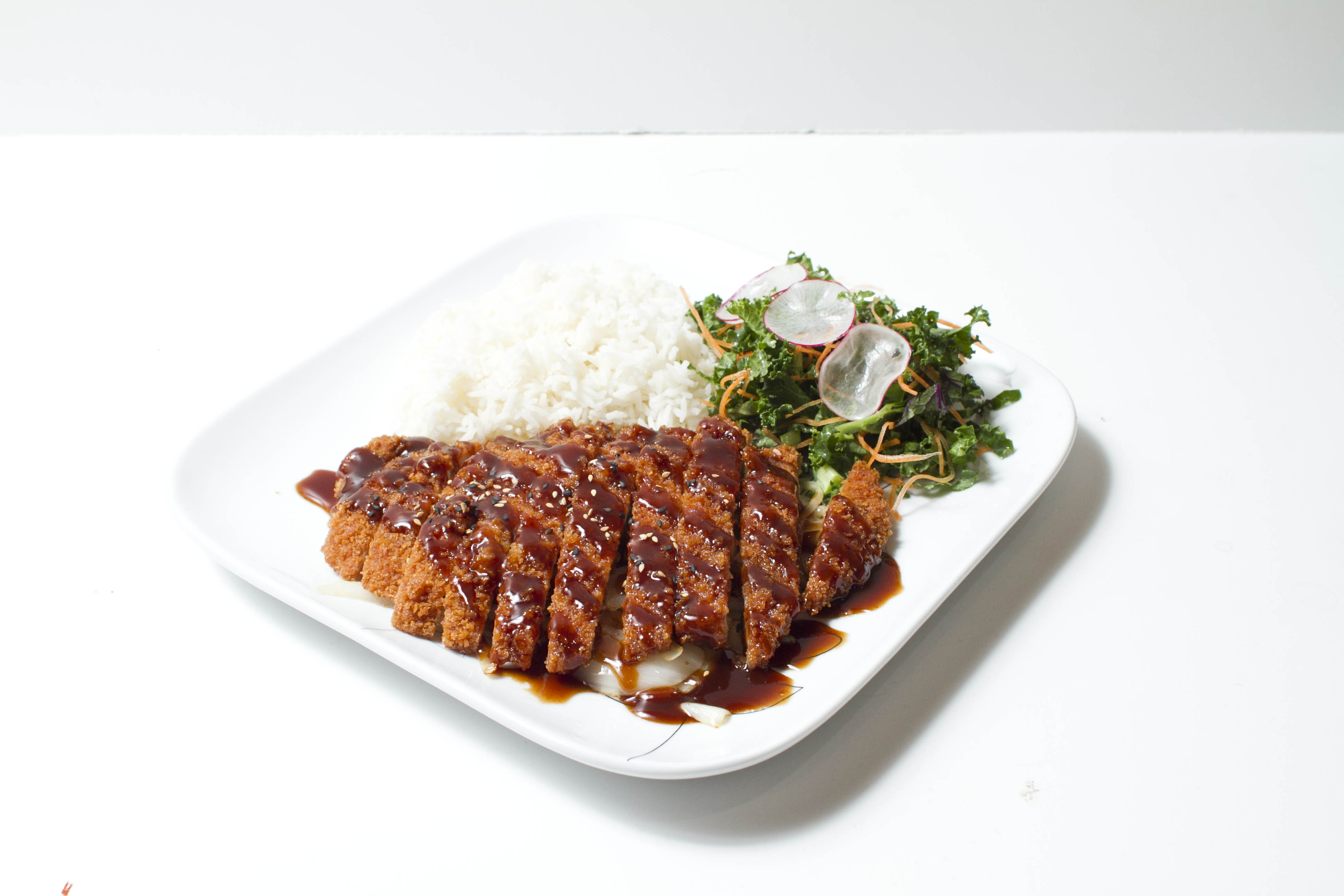Order Katsu Plate food online from Black Sesame store, Irving on bringmethat.com