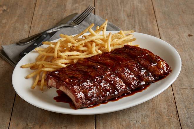 Order Baby Back Pork Ribs - Half food online from Bj Restaurant & Brewhouse store, Albuquerque on bringmethat.com