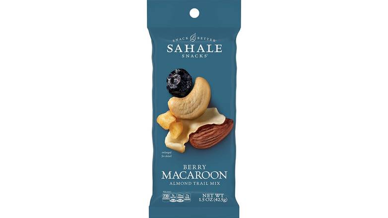 Order Sahale Snacks Berry Macaroon Almond Trail Mix food online from Route 7 Food Mart store, Norwalk on bringmethat.com