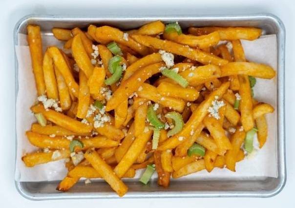 Order Buffalo Blue Cheese Fries food online from The Beer Market store, Rochester on bringmethat.com