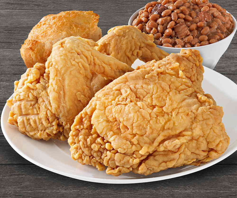 Order 3 Pieces 1 Breast and 2 Wings with 1 Side food online from Brown Chicken store, Carol Stream on bringmethat.com