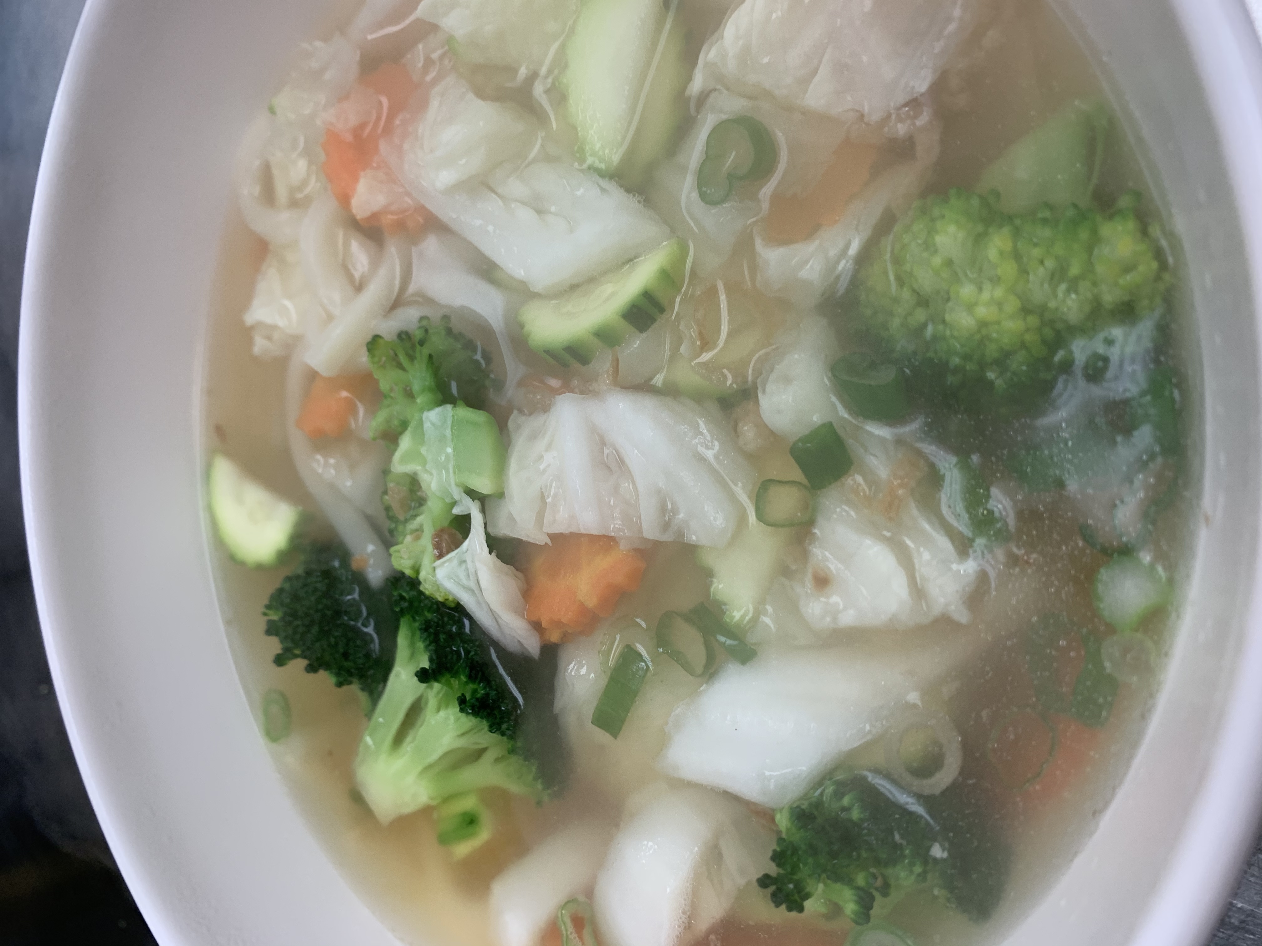 Order 28. Clear Noodle Soup food online from Sirinan Thai&Japanese Restaurant store, Wallingford on bringmethat.com