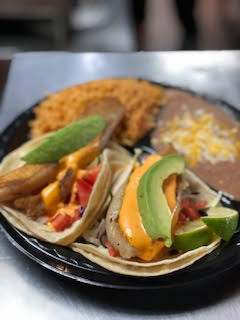 Order Fish Taco Plate food online from Jalapeños Don Jefe store, Orange on bringmethat.com
