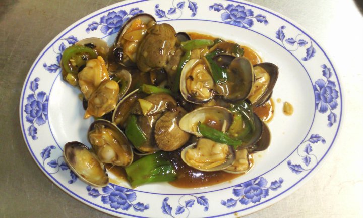 Order 33. Clam with Hot Pepper & Black Bean Sauce food online from Chinese American Restaurant store, Houston on bringmethat.com
