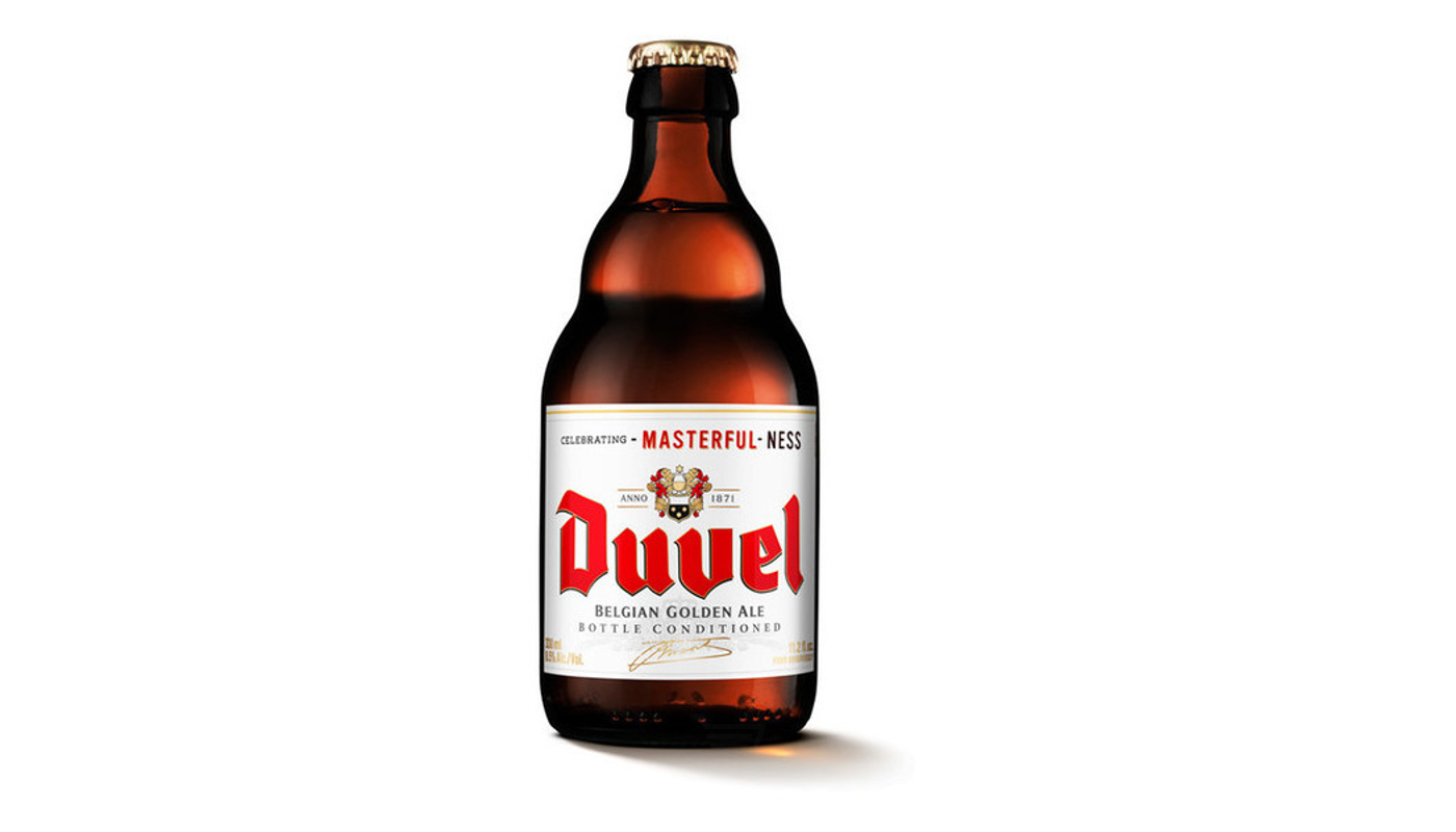 Order Duvel Belgian Ale 750ml Bottle food online from Liquor Palace store, Burbank on bringmethat.com