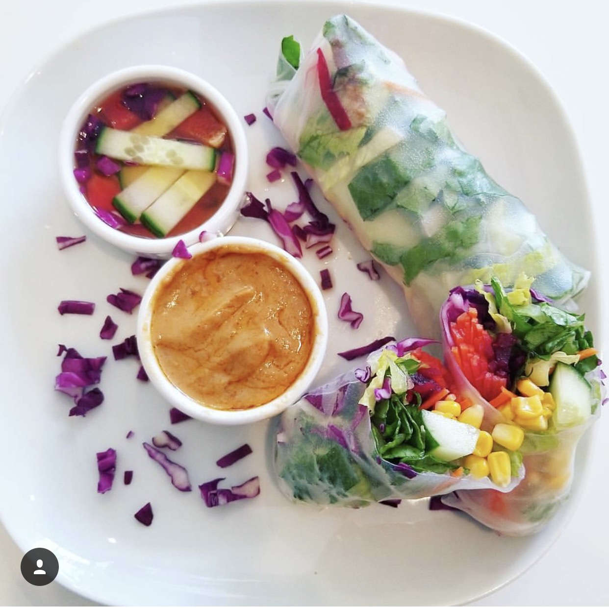 Order Rainbow Roll food online from Alice & Friends' Vegan Kitchen store, Chicago on bringmethat.com