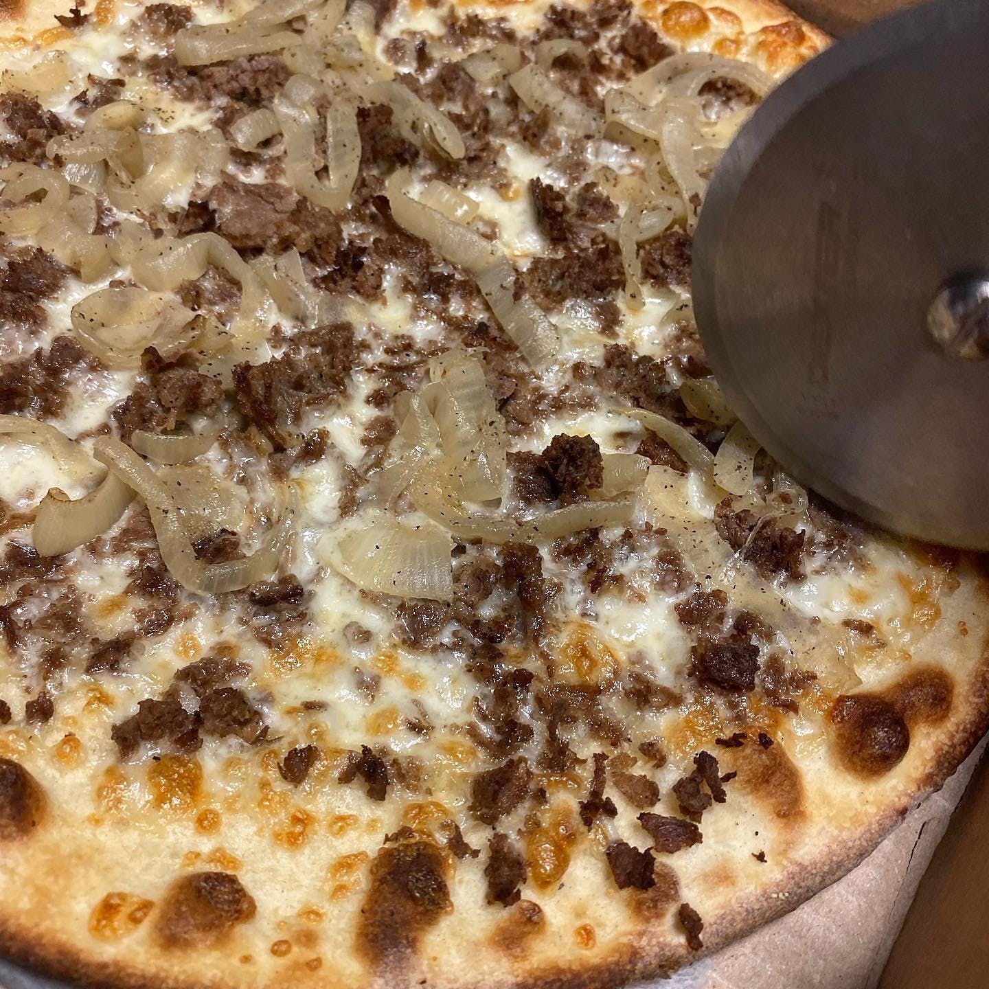 Order Truffled Ribeye Pizza - 12'' food online from Slice store, Philadelphia on bringmethat.com