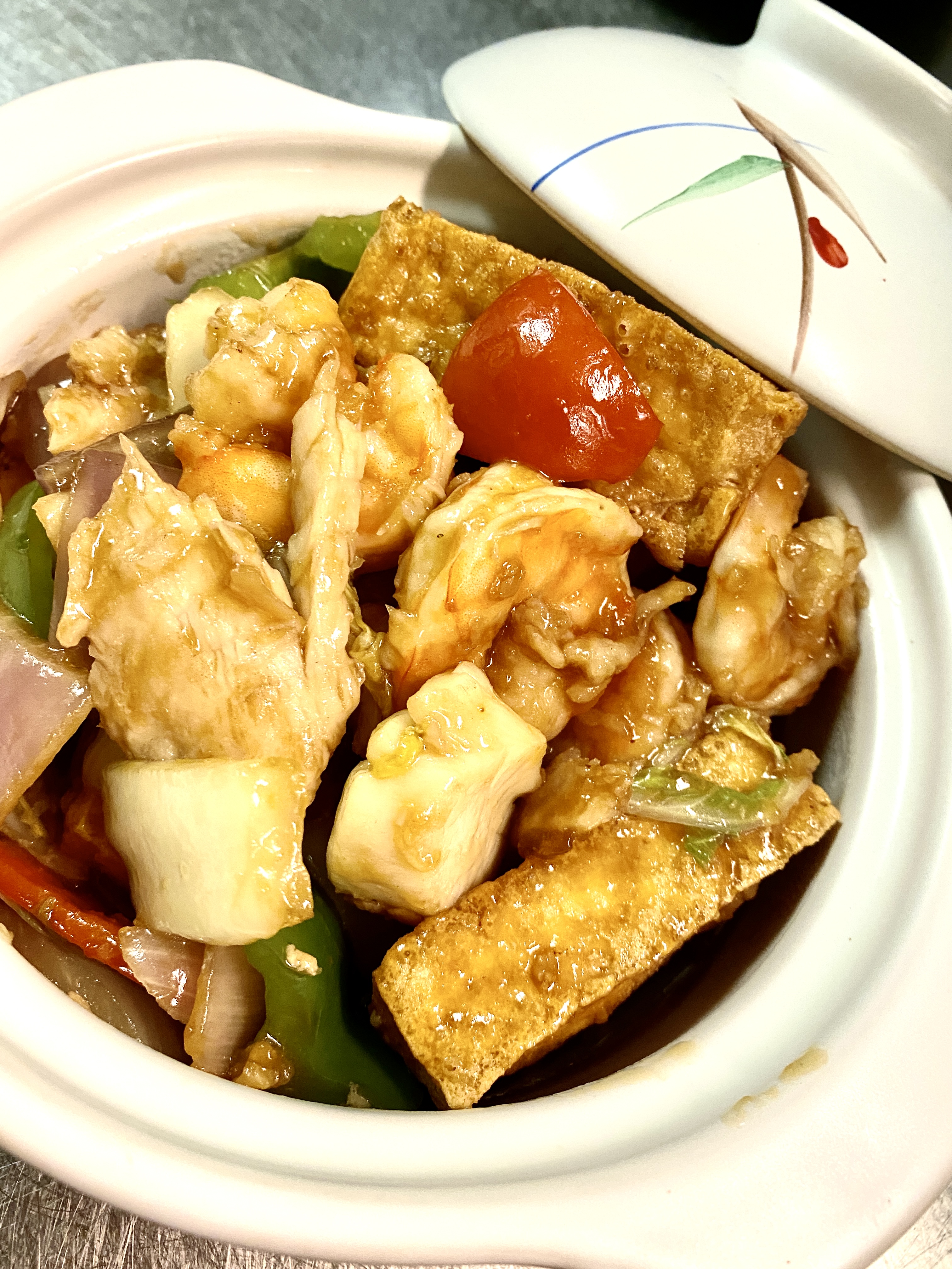 Order Seafood Tofu Hot Pot 海鮮豆腐煲 food online from 101 Asian Fusion store, Denver on bringmethat.com