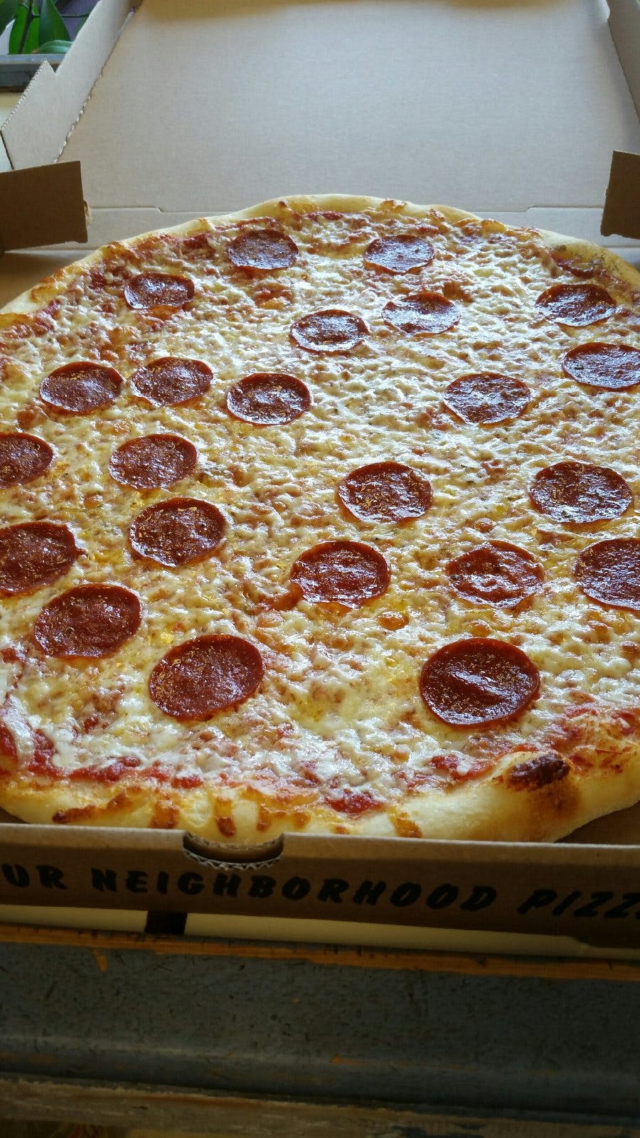 Order Pizza with One Topping - Small 12'' (6 Slices) food online from Luigi Pizza store, Dover on bringmethat.com