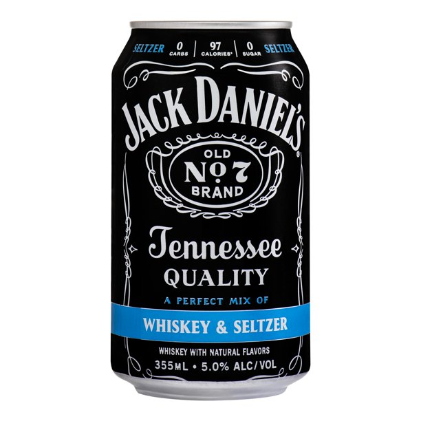 Order Jack Daniel's Tennessee Whiskey and Seltzer 355 ml. food online from Village Wine & Spirits store, Ventura on bringmethat.com