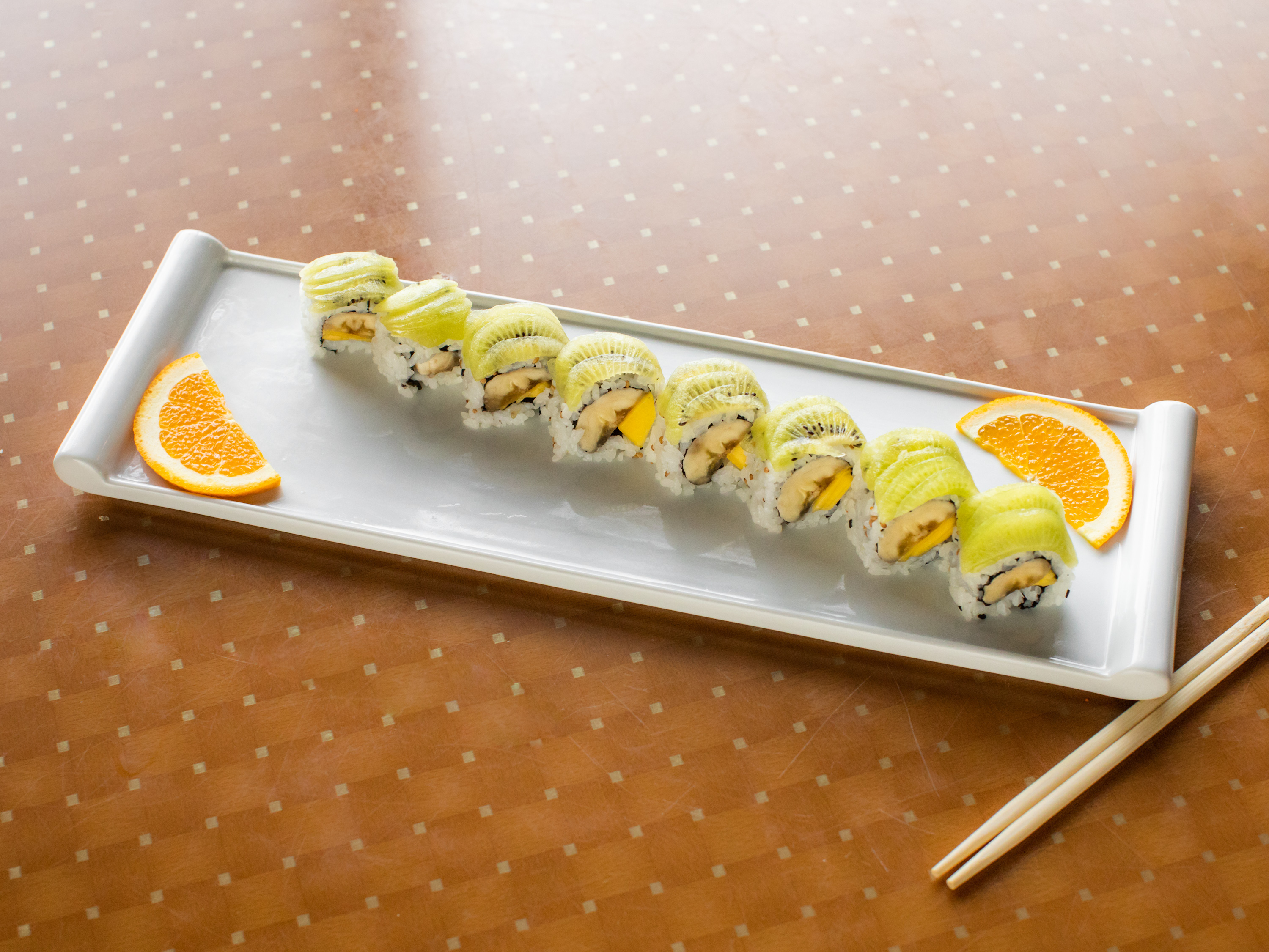 Order  Green Monkey Roll food online from Makoto Japanese Buffet store, Vancouver on bringmethat.com