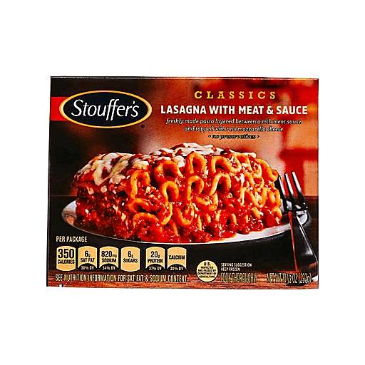 Order Stouffer's Lasagna with Meat Sauce (10.5 OZ) 40532 food online from Bevmo! store, Chico on bringmethat.com