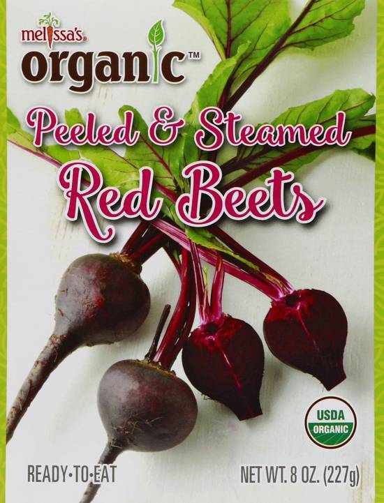 Order Melissa's · Organic Peeled & Steamed Red Beets (8 oz) food online from Safeway store, Grass Valley on bringmethat.com