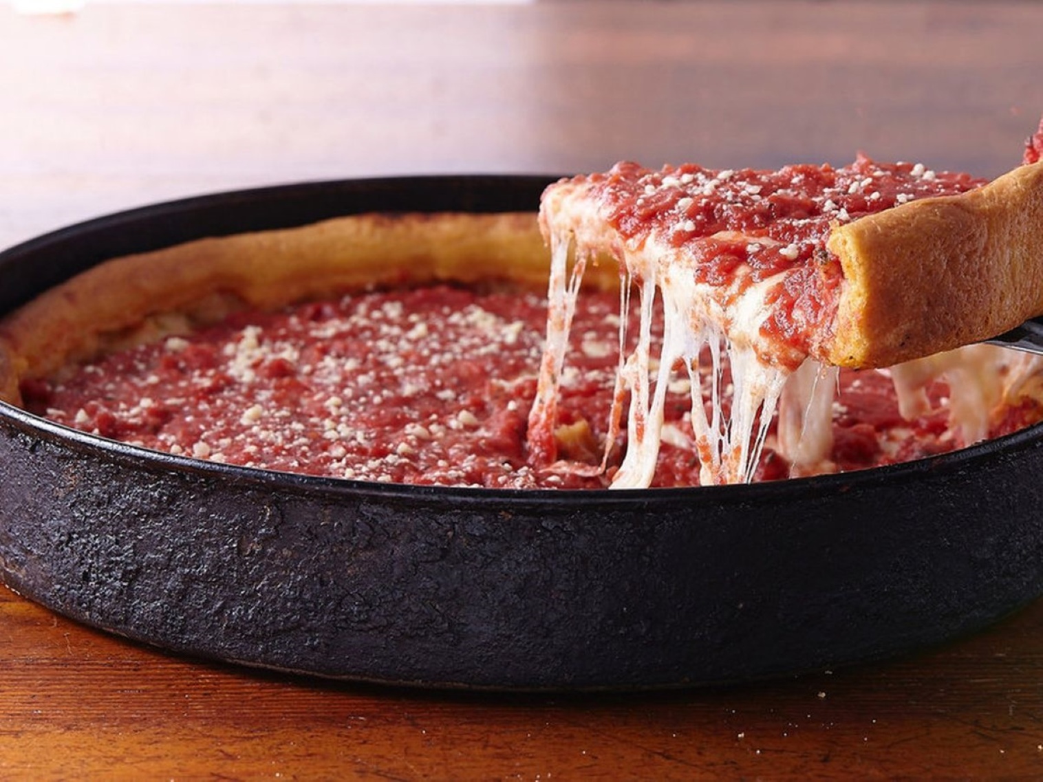 Order 10" Small Deep Dish Salerno's Make Your Own Pizza food online from Evviva Bar & Eatery store, Lisle on bringmethat.com