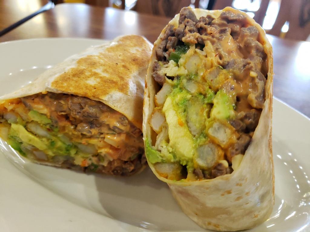 Order California Burrito  food online from Taqueria San Miguel store, Wheaton on bringmethat.com