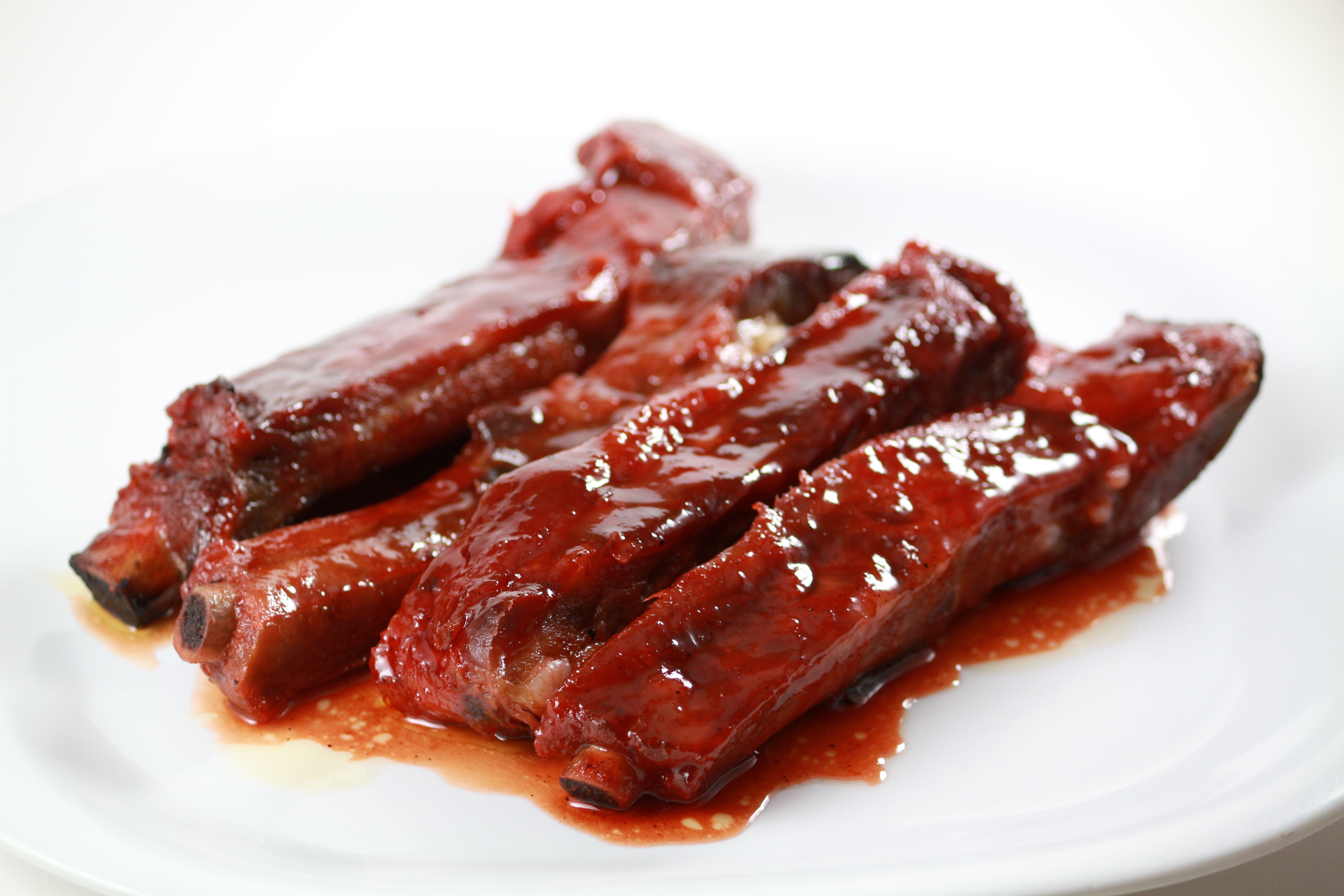 Order 4 Piece BBQ Spare Ribs food online from Jade Cafe store, Sugar Land on bringmethat.com