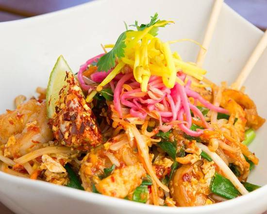 Order Shrimp Pad Thai food online from Malai Kitchen store, Dallas on bringmethat.com
