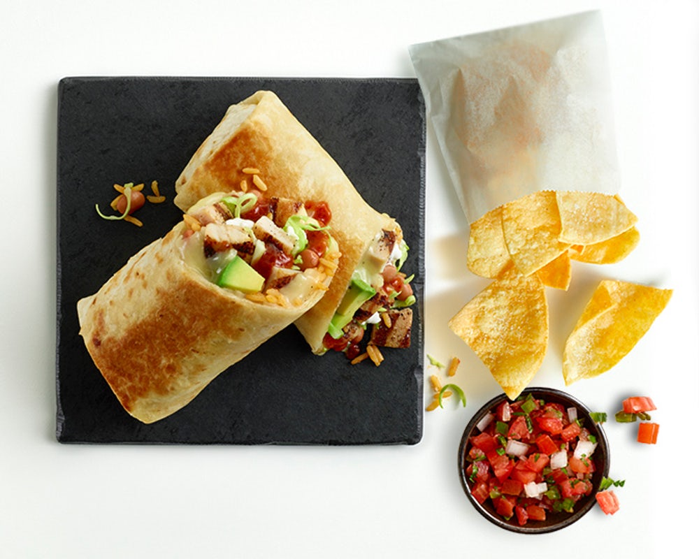 Order Chipotle Chicken Avocado Burrito food online from El Pollo Loco store, Downey on bringmethat.com