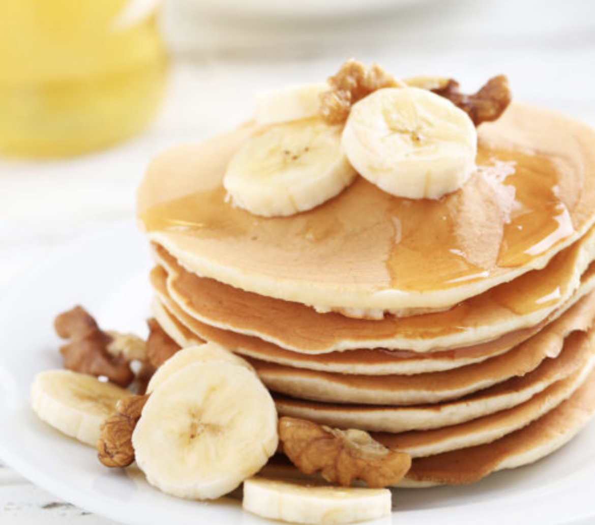 Order Banana Nut Pancakes Breakfast food online from Golden Eagle II store, Bronx on bringmethat.com