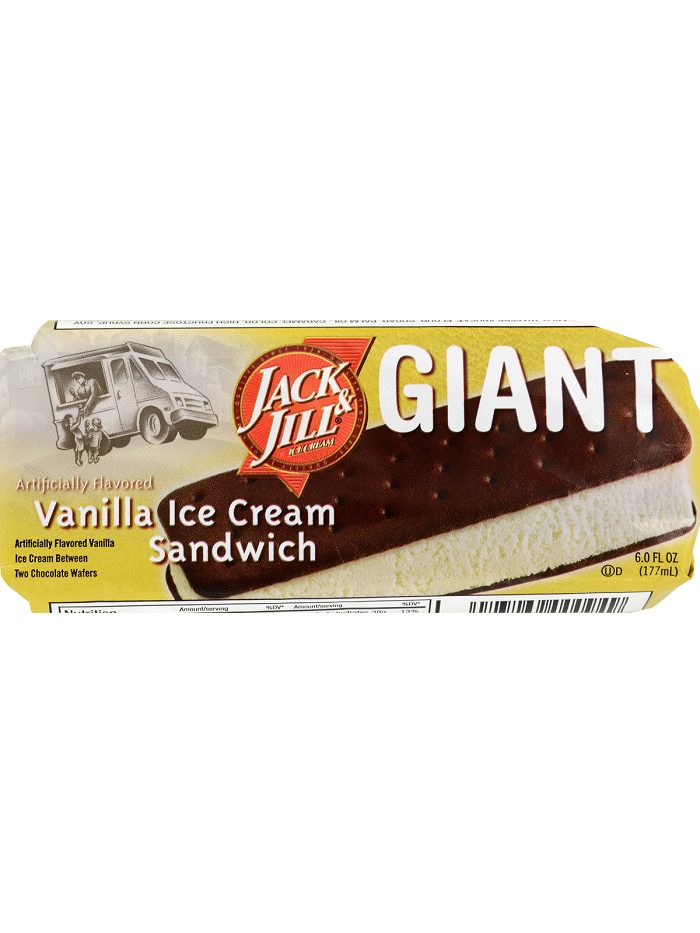 Order J&J Giant Ice Cream Sandwich 6oz food online from Quickchek store, Point Pleasant Beach on bringmethat.com