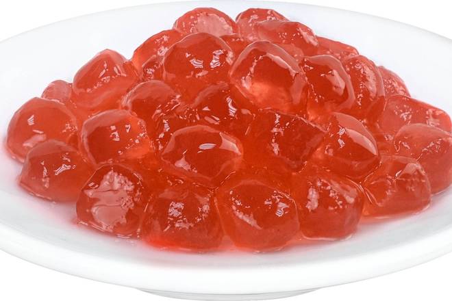 Order Strawberry Pearl (Cold) (草莓風味白晶球) food online from Gong Cha & Fuji Teriyaki store, Silver Spring on bringmethat.com