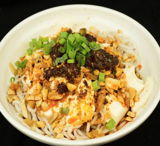 Order N5 Silken Tofu Over Noodles 豆花面 food online from Chengdu Famous Food store, Philadelphia on bringmethat.com