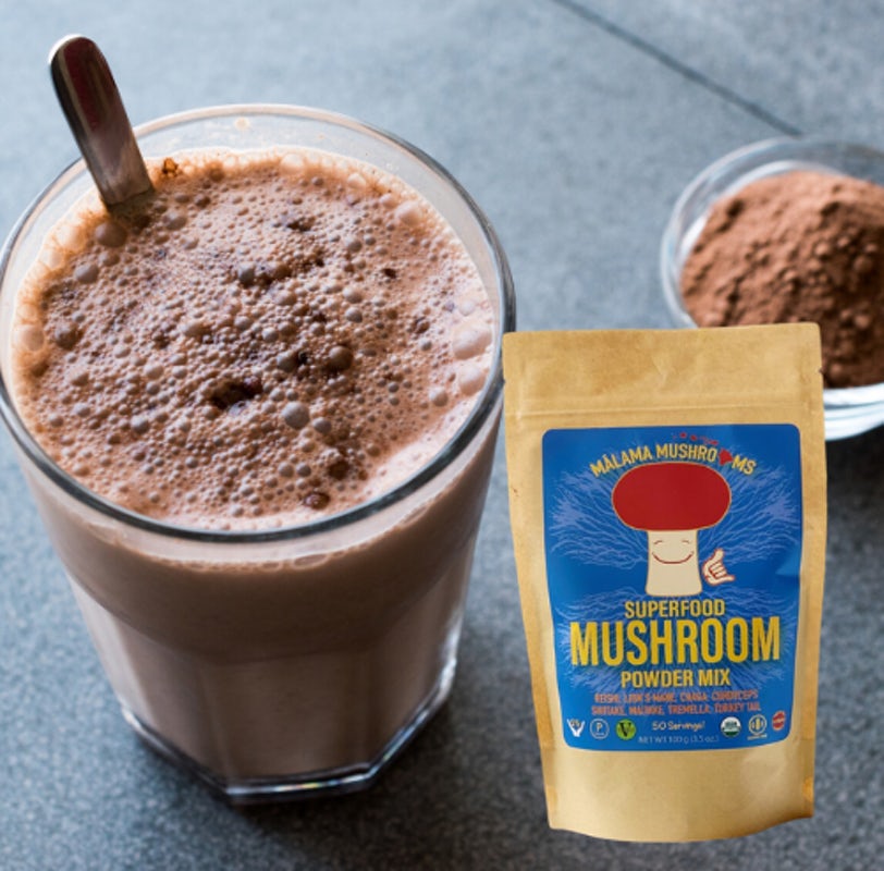 Order Mushroom Mood Boost Smoothie food online from Down To Earth store, Kapolei on bringmethat.com