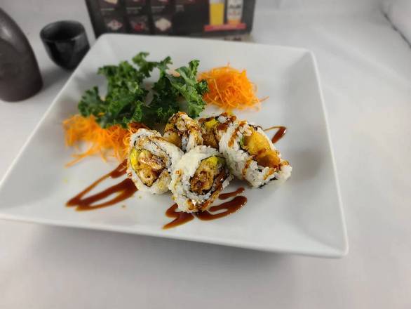 Order White Fish Tempura Roll food online from Midori Sushi store, Highland Park on bringmethat.com