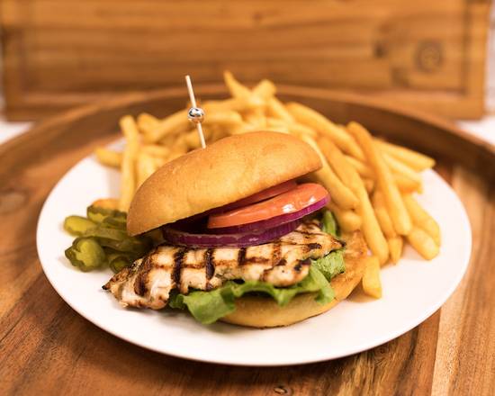 Order Grilled Chicken Sandwich Meal food online from Rip City Burgers store, Portland on bringmethat.com
