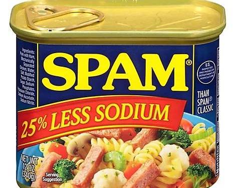 Order SPAM 25% Less Sodium 12 oz (340 G) food online from Starway Liquor store, Bell Gardens on bringmethat.com