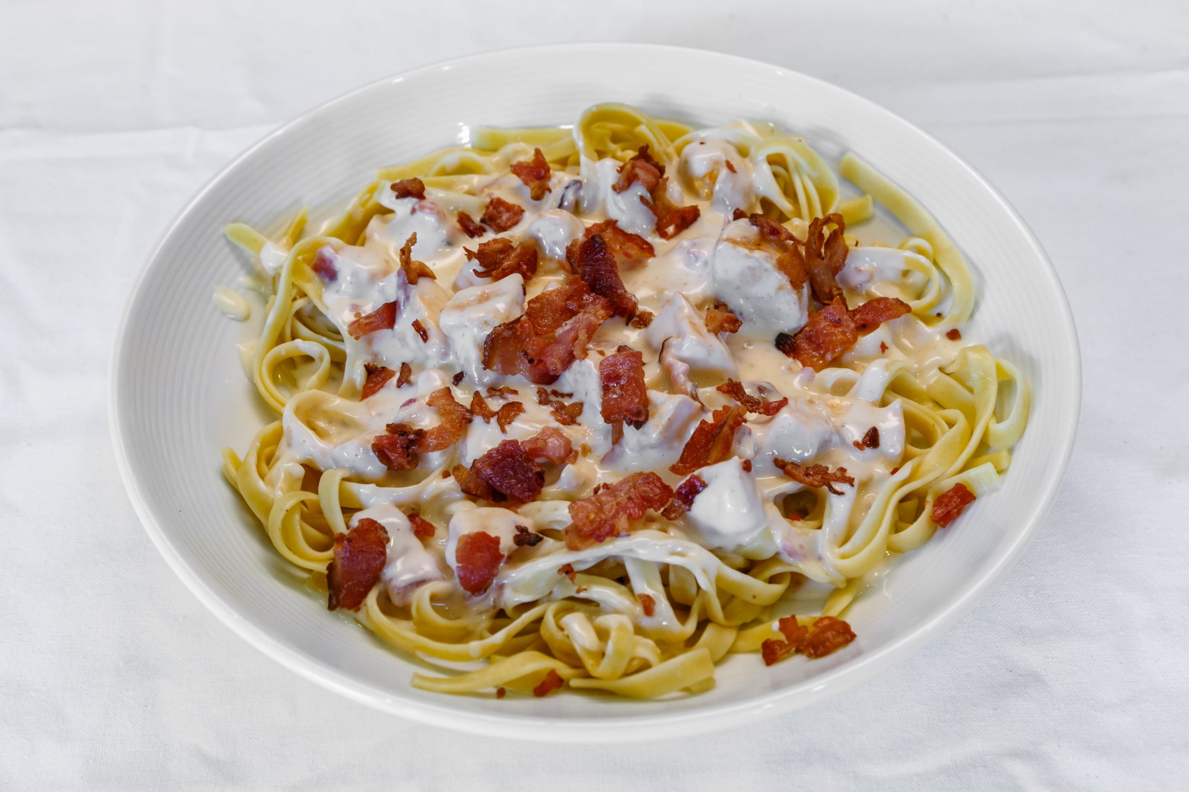 Order Chicken Carbonara Pasta food online from Pizza pronto store, Pittsburgh on bringmethat.com