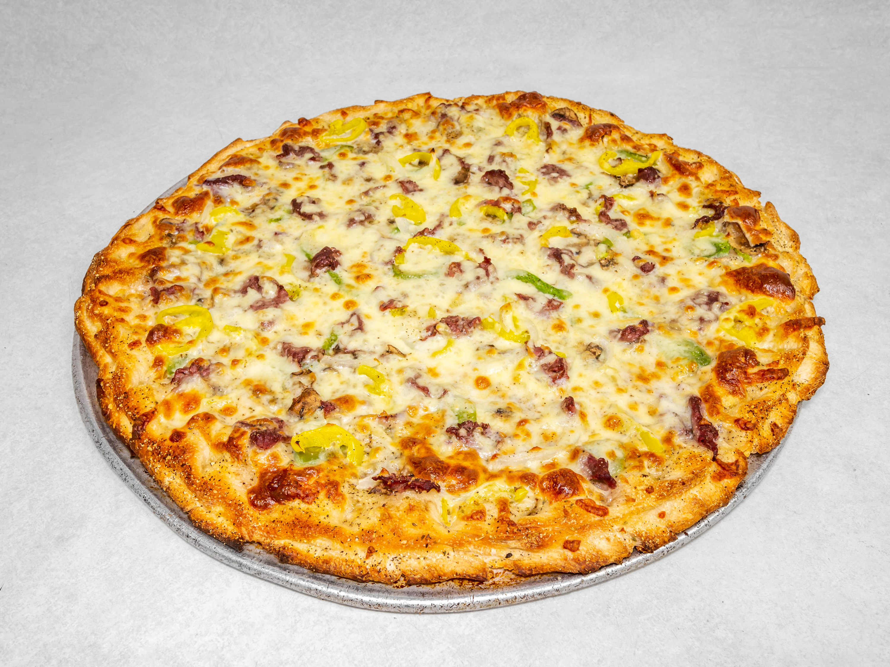 Order Steak Pizza food online from Mister Pizza store, Buffalo on bringmethat.com