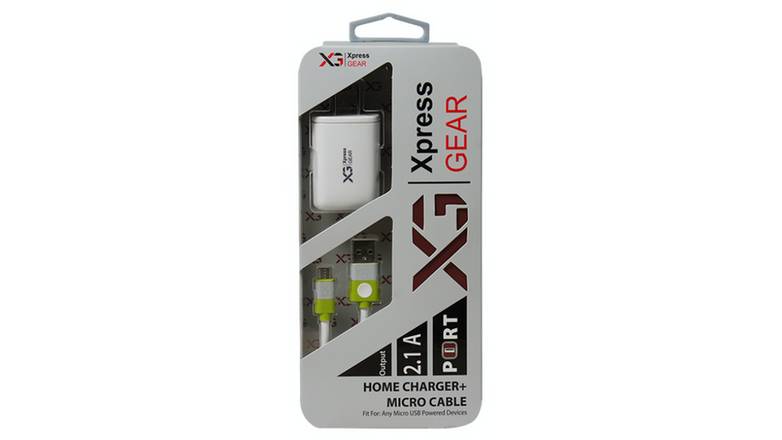 Order Xpress Gear Micro Cable Home Charger food online from Trumbull Mobil store, Trumbull on bringmethat.com