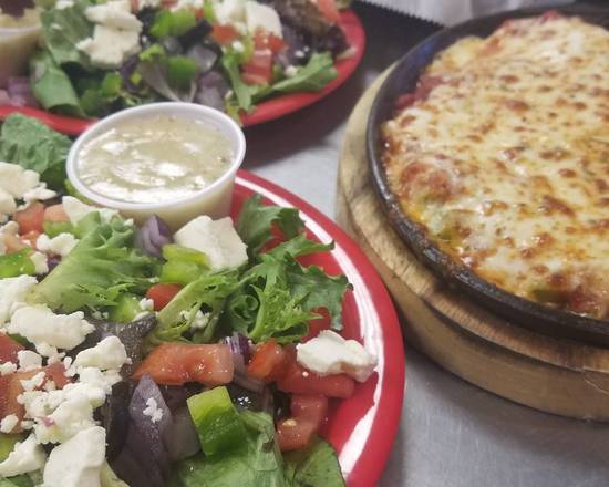 Order Greek Salad food online from Marley's Chicago Style Pizzeria store, Fayetteville on bringmethat.com