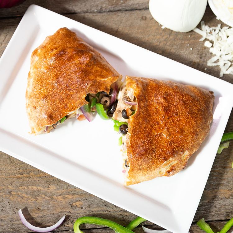 Order Veggie Calzone food online from Parry Pizzeria & Bar store, Highlands Ranch on bringmethat.com